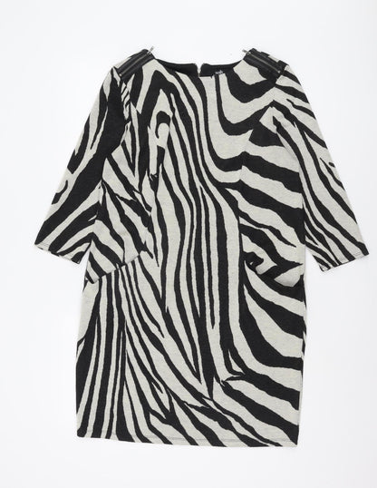 Wallis Women’s Multicoloured Zebra Dress, Size 12