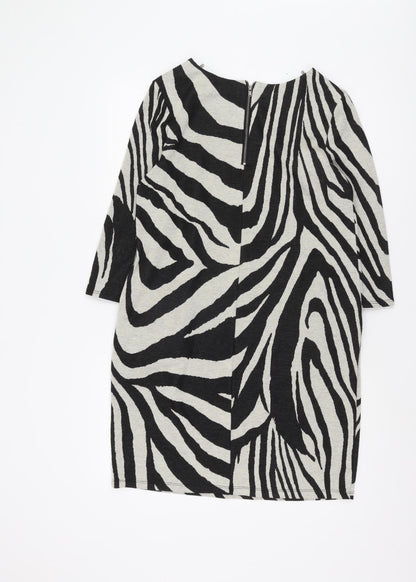 Wallis Women’s Multicoloured Zebra Dress, Size 12
