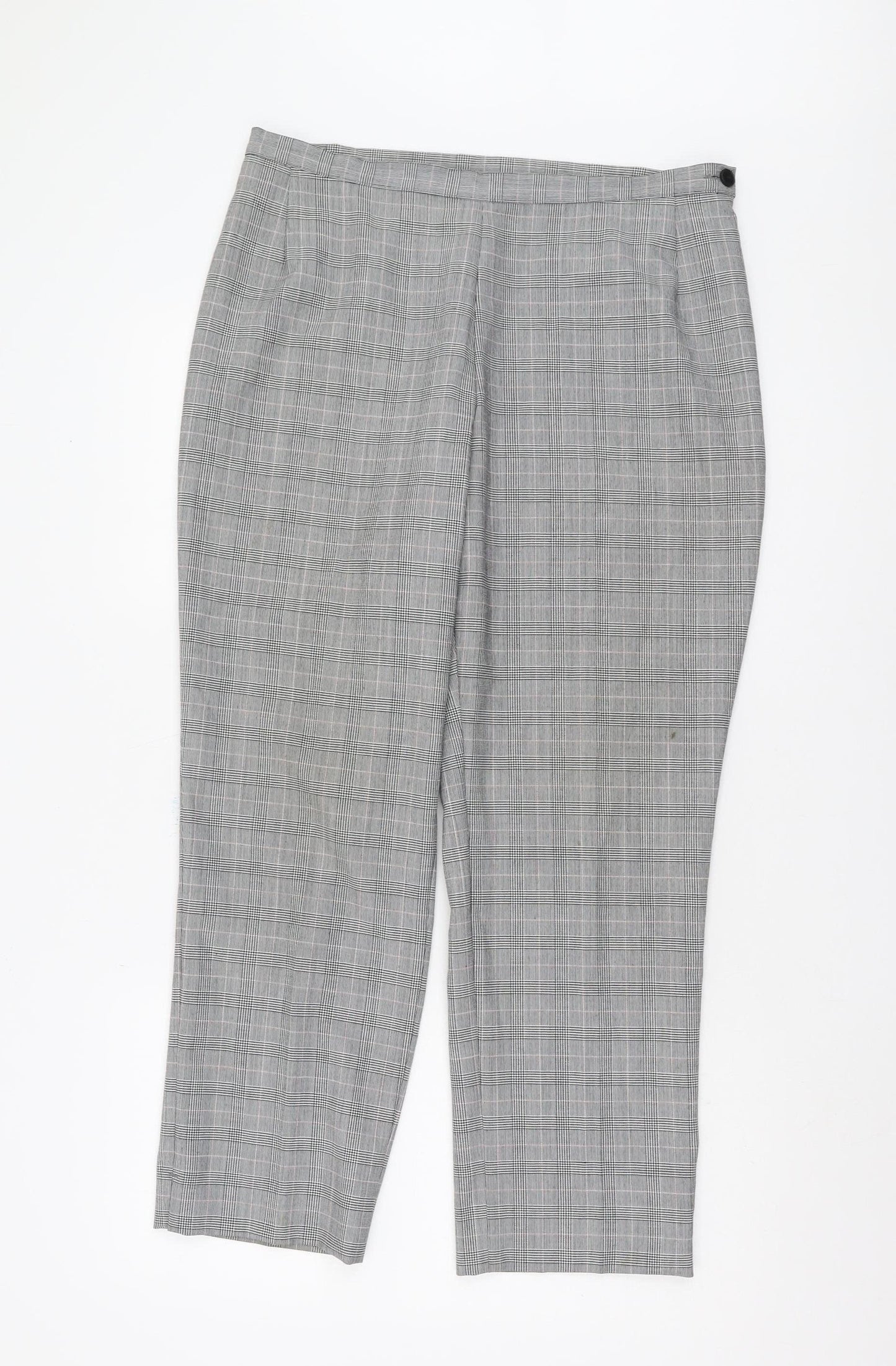 Womens UK Size 16 Marks and Spencer Regular Fit  Grey Trousers