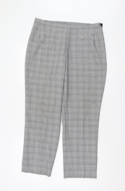 Womens UK Size 16 Marks and Spencer Regular Fit  Grey Trousers