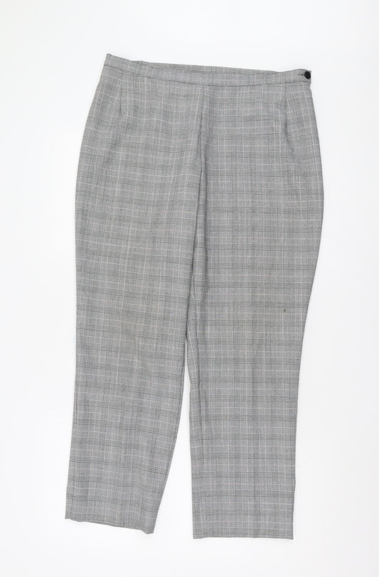 Womens UK Size 16 Marks and Spencer Regular Fit  Grey Trousers