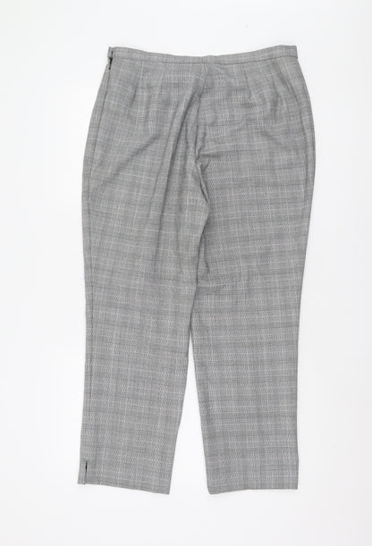 Womens UK Size 16 Marks and Spencer Regular Fit  Grey Trousers