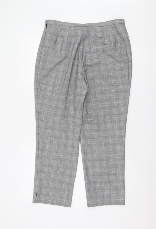 Womens UK Size 16 Marks and Spencer Regular Fit  Grey Trousers
