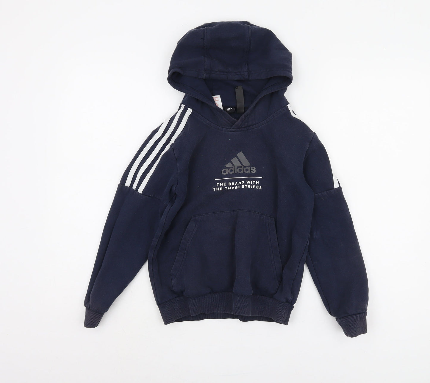 Adidas Boys Blue Pullover Hoodie 9-10 Years