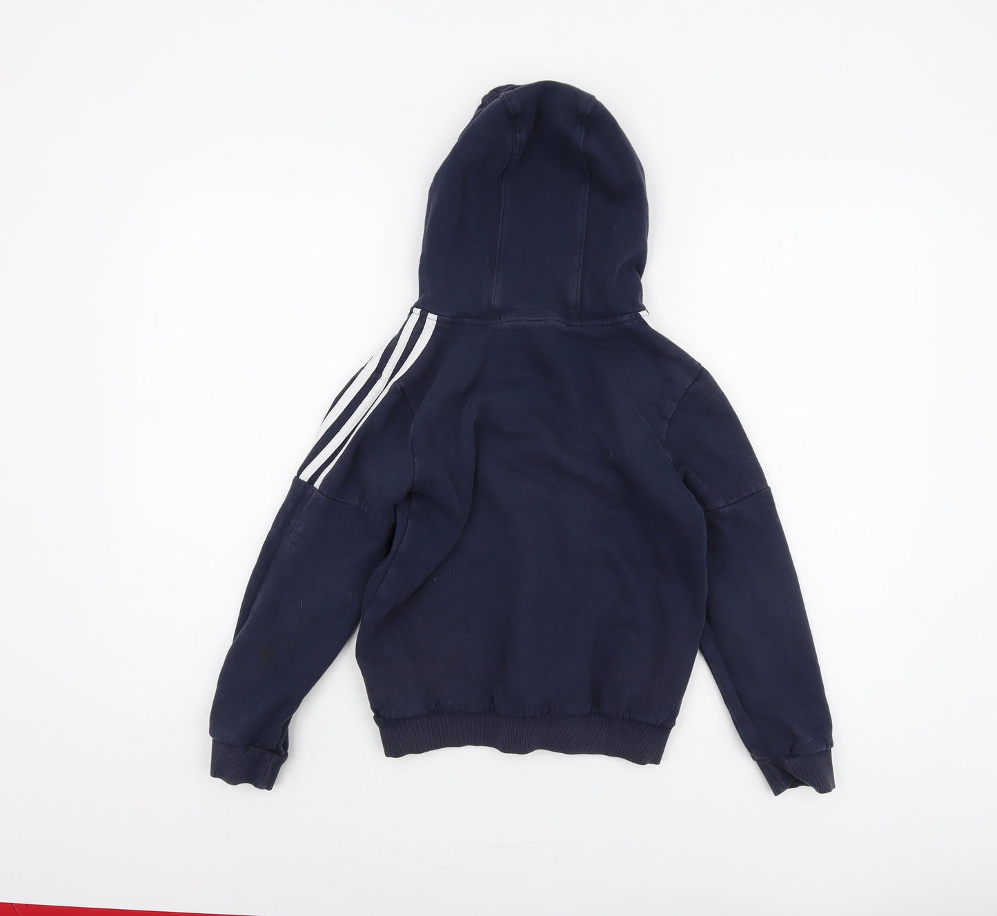 Adidas Boys Blue Pullover Hoodie 9-10 Years