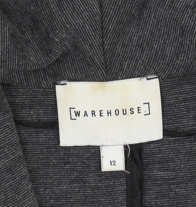 Womens UK Size 12 Warehouse Grey Basic Jacket