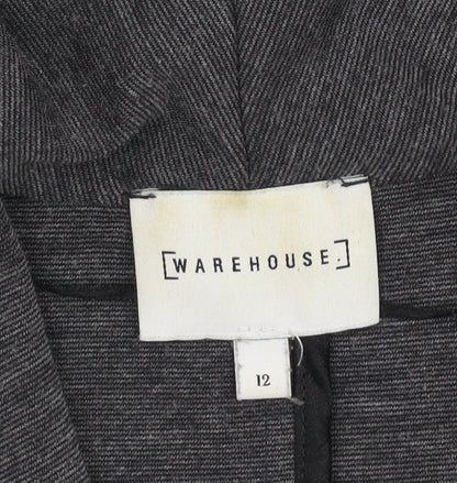 Womens UK Size 12 Warehouse Grey Basic Jacket