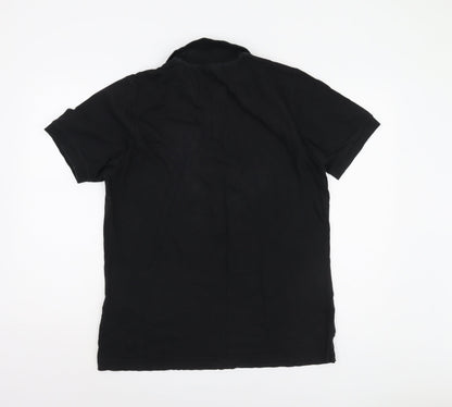 Franklin Marshall Men's Black Polo Shirt L