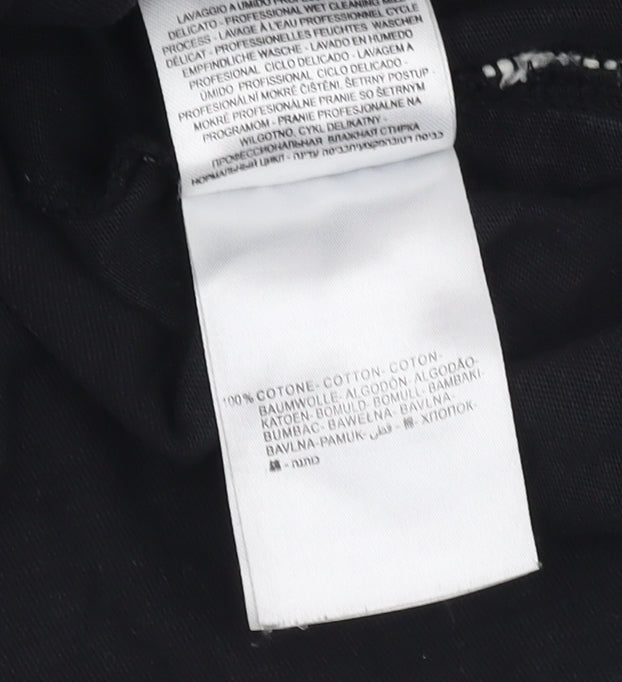 Franklin Marshall Men's Black Polo Shirt L