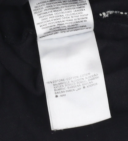 Franklin Marshall Men's Black Polo Shirt L