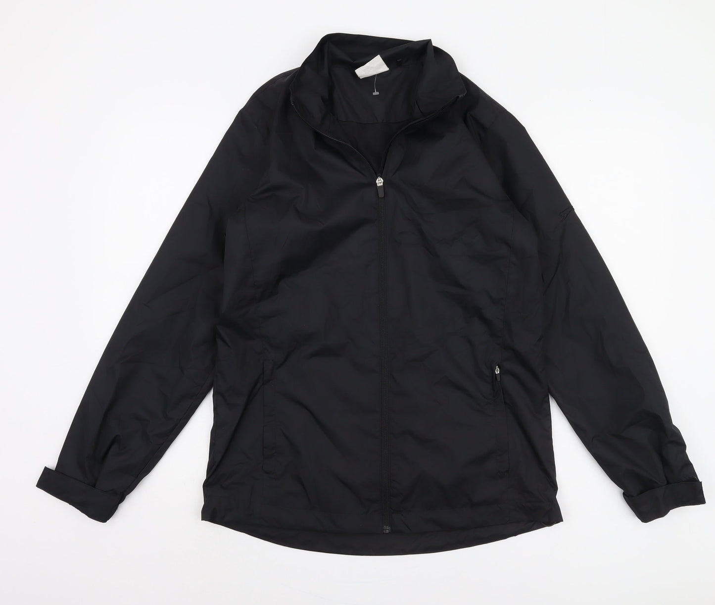 Mens UK Size S Slazenger Black Windbreaker Coat