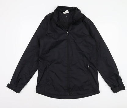 Mens UK Size S Slazenger Black Windbreaker Coat
