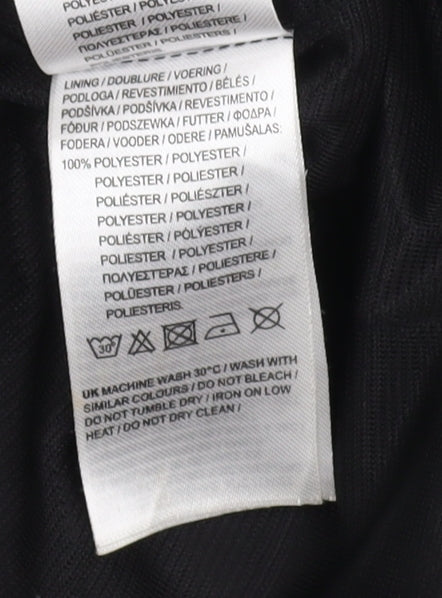 Mens UK Size S Slazenger Black Windbreaker Coat