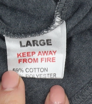 Marvel Men's Grey S.H.I.E.L.D. T-Shirt Large