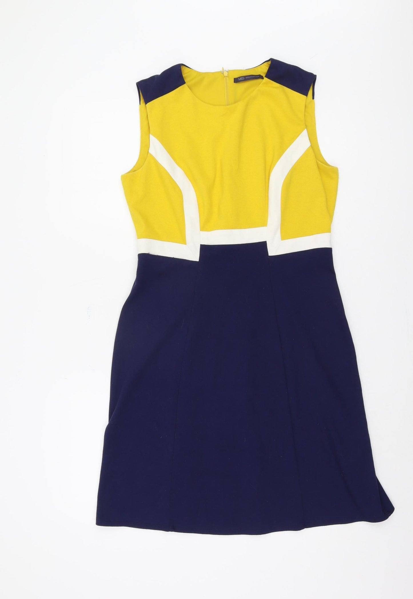 Marks and Spencer Women's Colourblock Sleeveless Dress