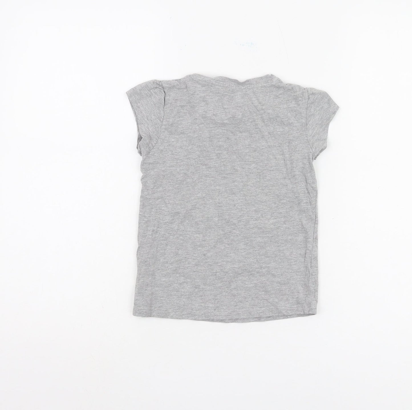 Mountain Warehouse Girls Grey T-Shirt 5-6 Years Graphic Print