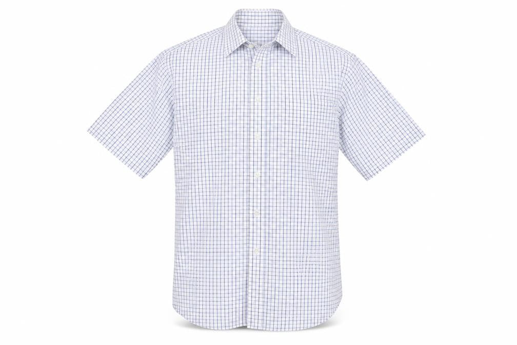 Marks and Spencer Men's Multicoloured Check Shirt, Size 15.5