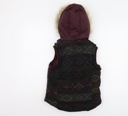 Hudson & Rose Women's Multicoloured Waistcoat Size 8