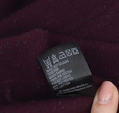 Womens UK Size 12 Marks and Spencer Purple Basic Jacket