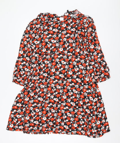 Next Women's Multicolour Floral A-Line Dress