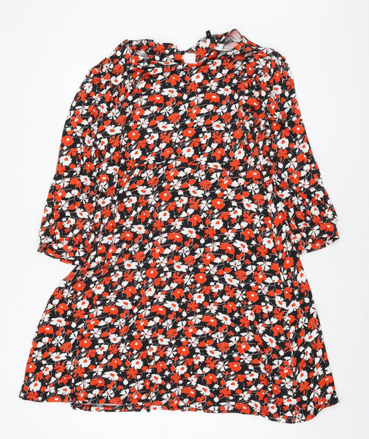 Next Women's Multicolour Floral A-Line Dress