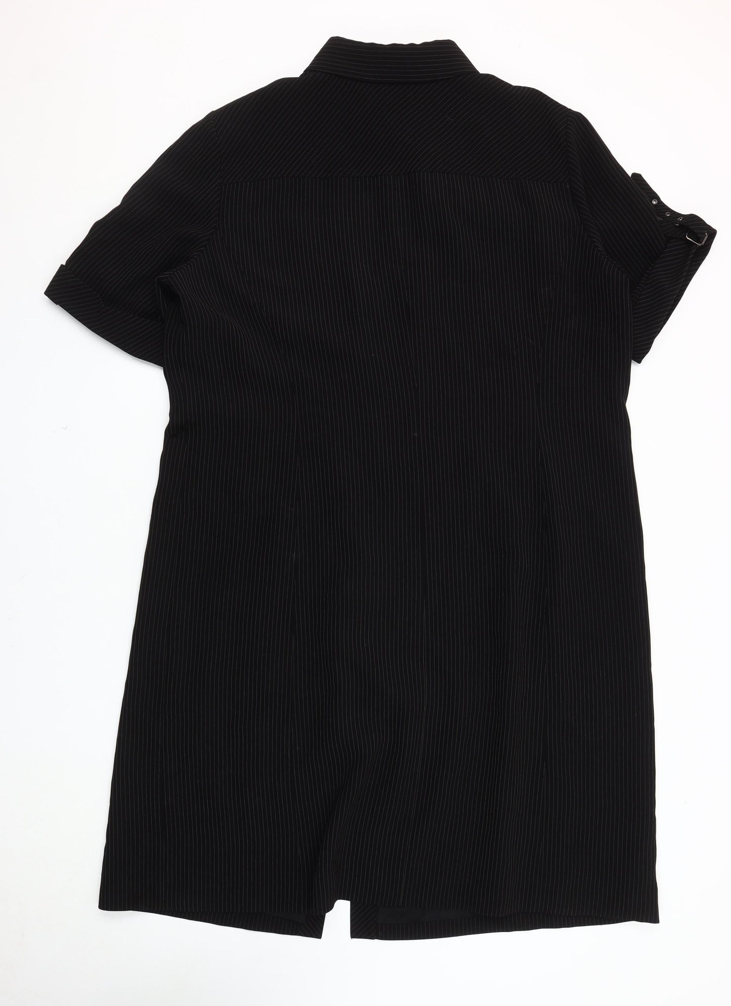 Tahari Black Women's Shirt Dress Size 16 - Business Casual