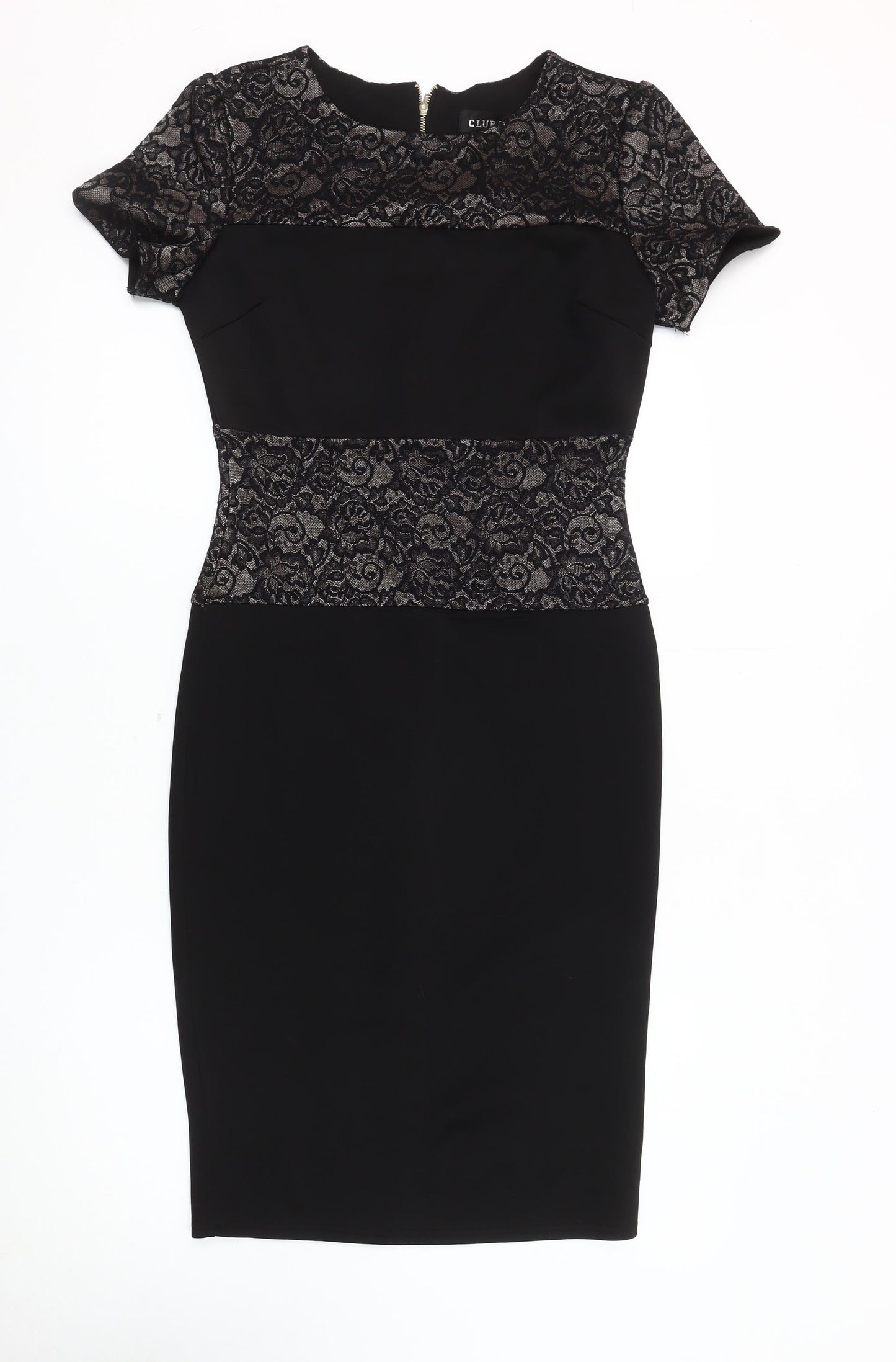 Club L Women’s Black Sheath Dress Size 12