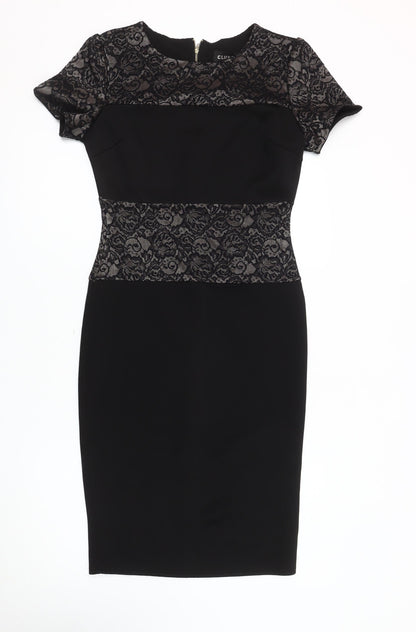 Club L Women’s Black Sheath Dress Size 12