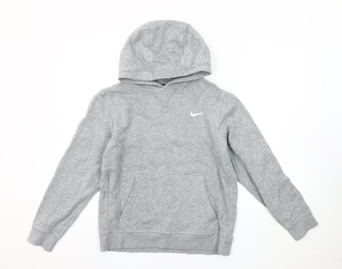 Nike Boys Grey Hoodie 12-13 Years With Logo