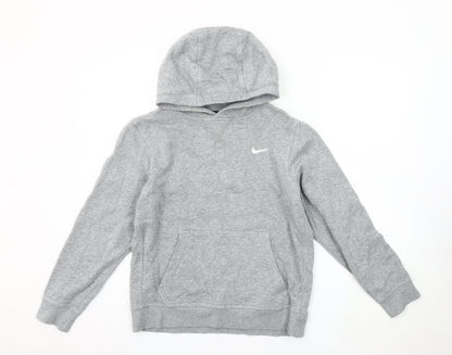 Nike Boys Grey Hoodie 12-13 Years With Logo