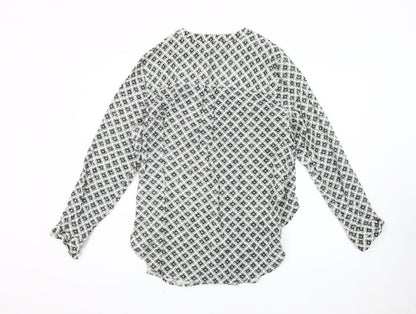 Womens UK Size 10 Marks and Spencer Black Basic Blouse