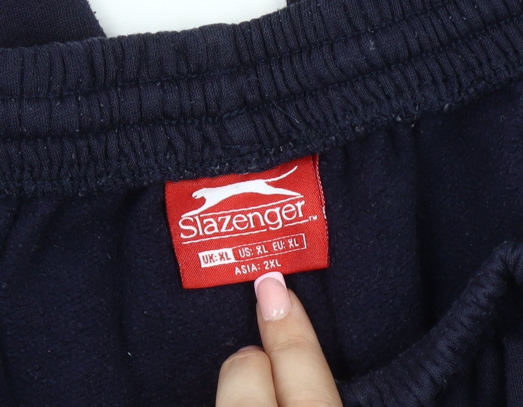 Slazenger Men's Blue Jogger Trousers XL Fleece