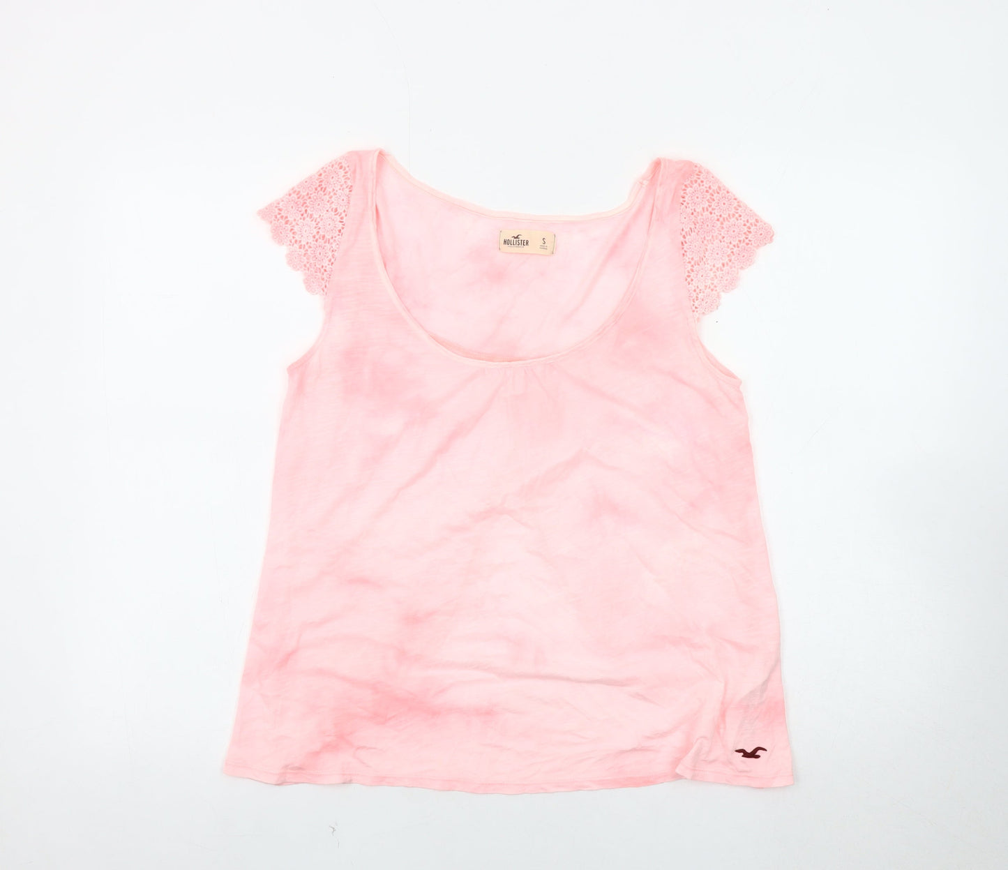 Womens UK Size S Hollister Pink Tunic T-Shirt