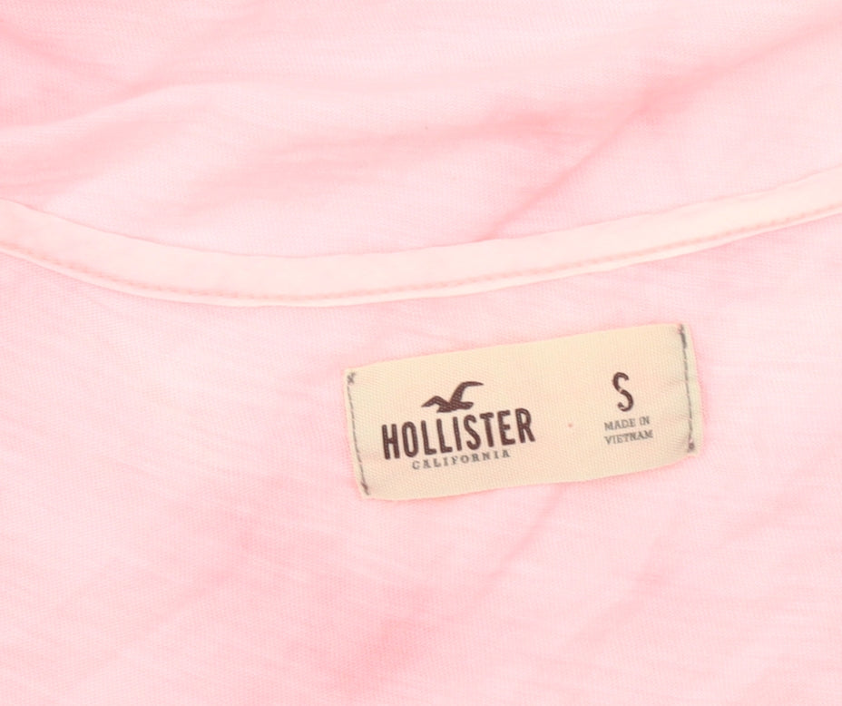Womens UK Size S Hollister Pink Tunic T-Shirt