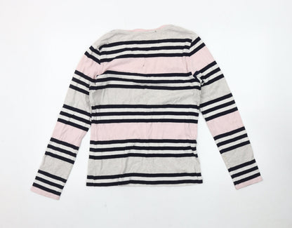 Womens UK Size L Tommy Hilfiger Multicoloured Basic T-Shirt