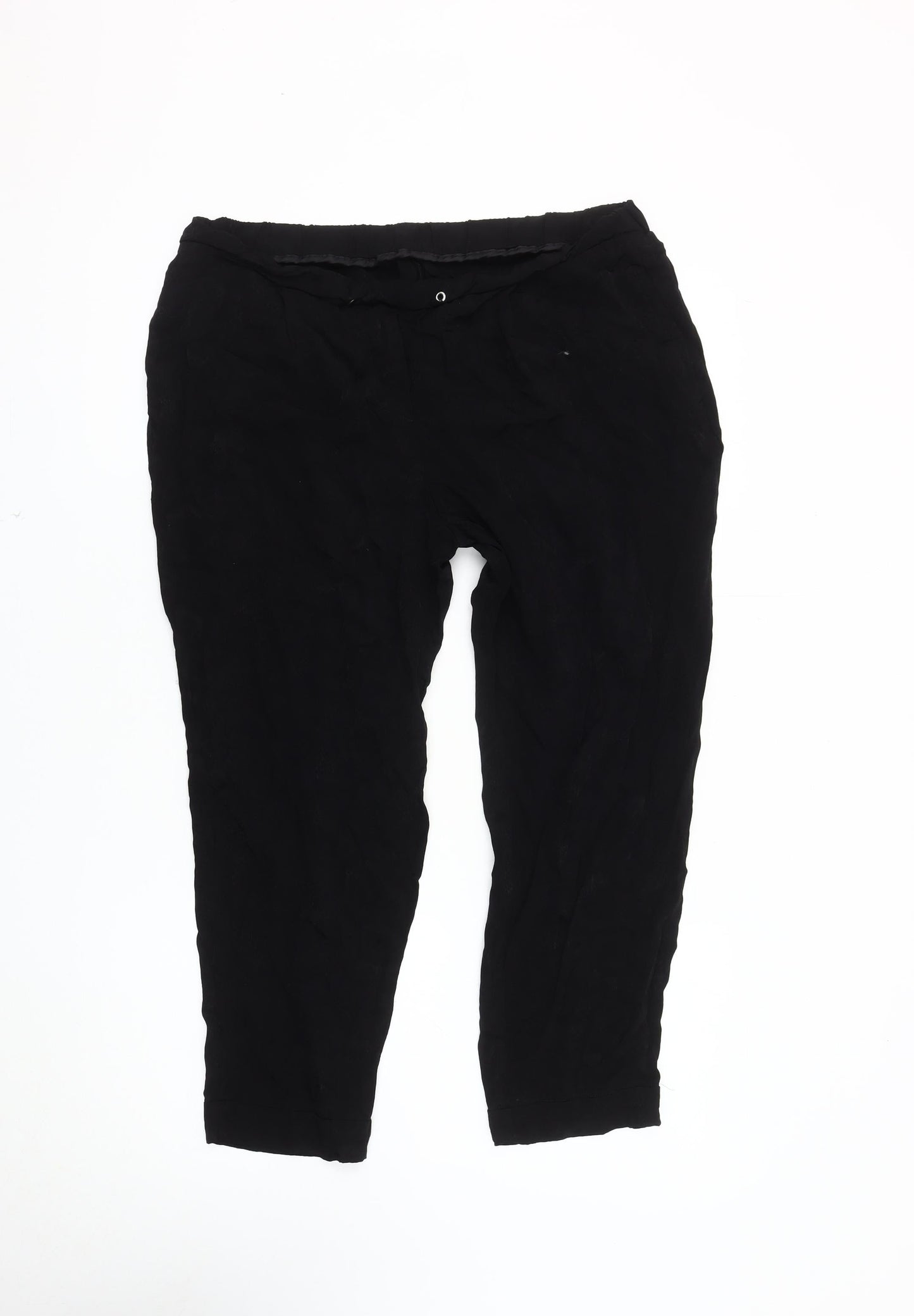 Womens UK Size 14 Marks and Spencer   Black Trousers