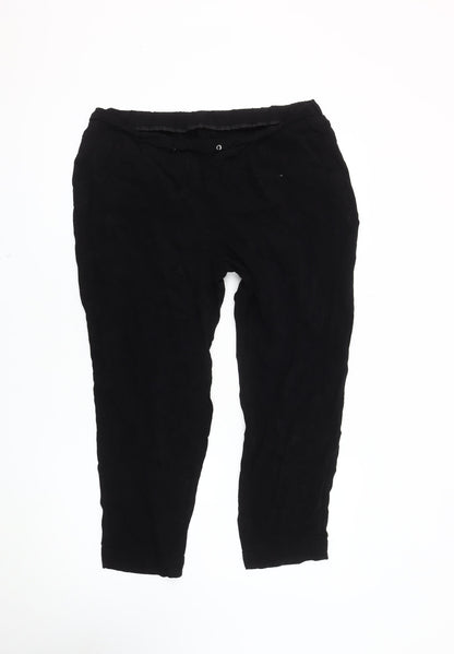 Womens UK Size 14 Marks and Spencer   Black Trousers