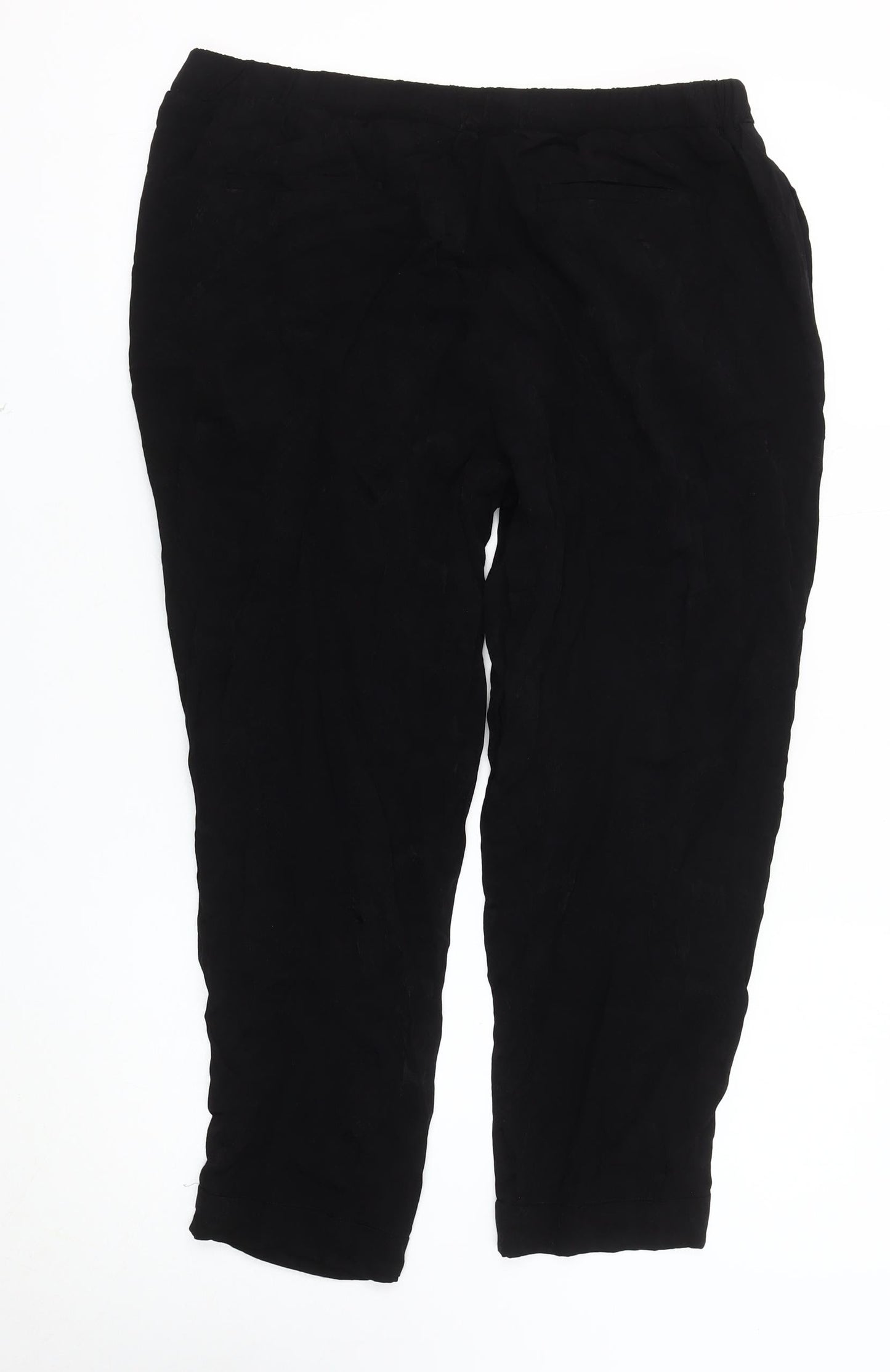 Womens UK Size 14 Marks and Spencer   Black Trousers