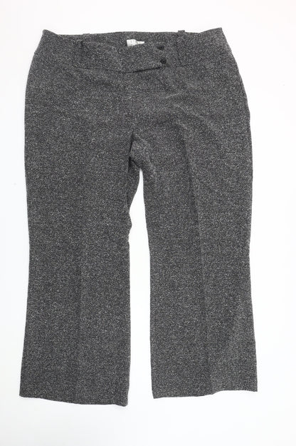 Style Unlimited Women's Black Trousers, Size 24
