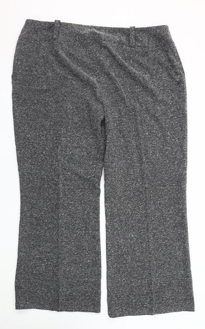 Style Unlimited Women's Black Trousers, Size 24