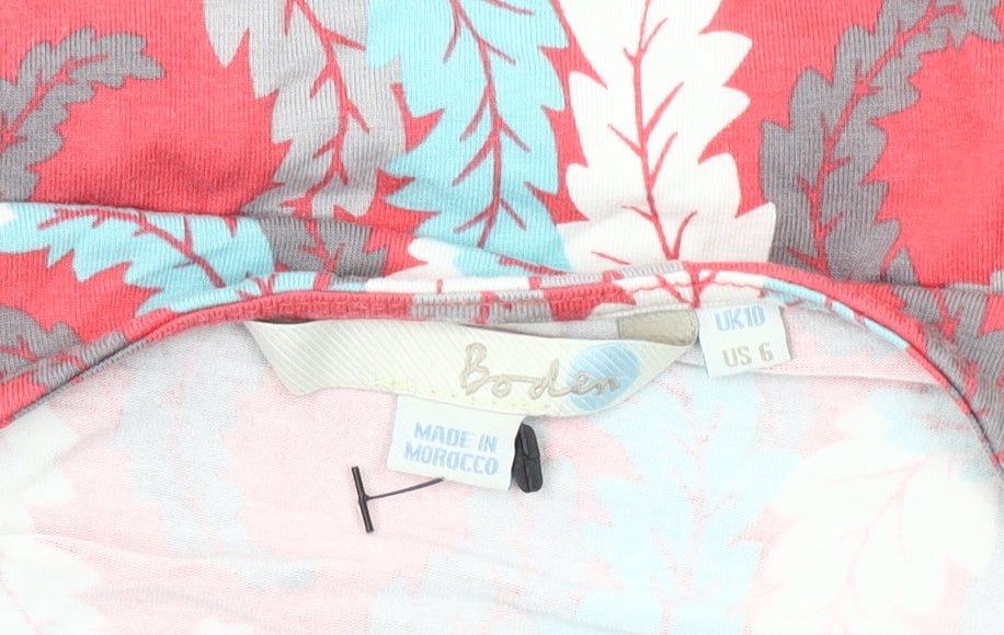 Boden Women's Wrap Blouse Multicoloured Size 10 Viscose