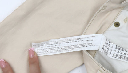 Zara Women Beige Skinny Jeans, Size 32, Excellent Condition
