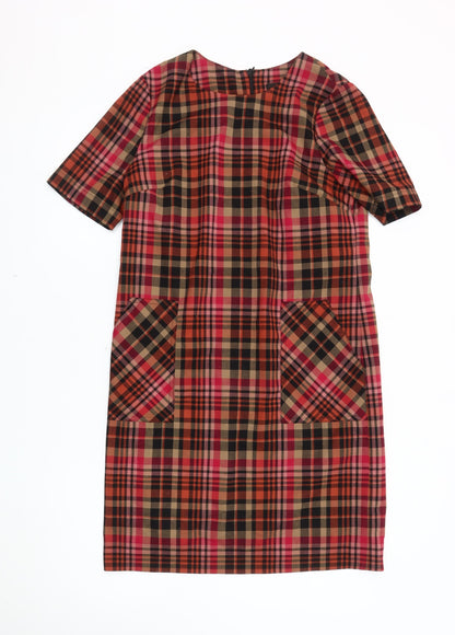 Next Women's Multicoloured Shift Dress Size 10