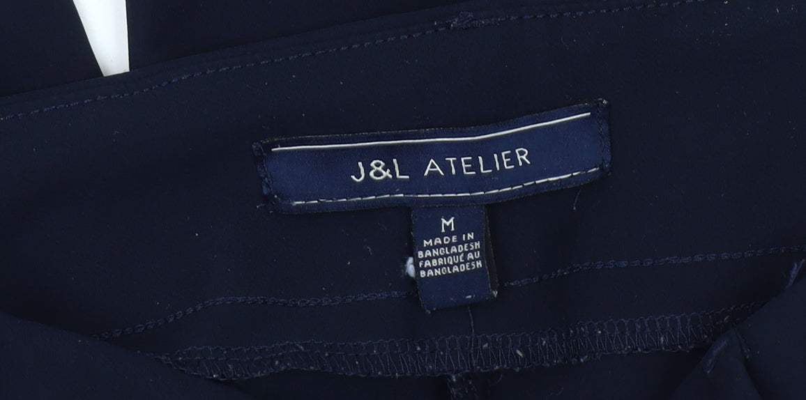 J&L Atelier Men's Black Ankle Trousers Size M