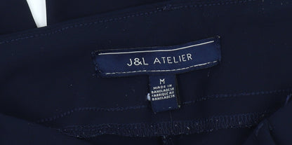 J&L Atelier Men's Black Ankle Trousers Size M