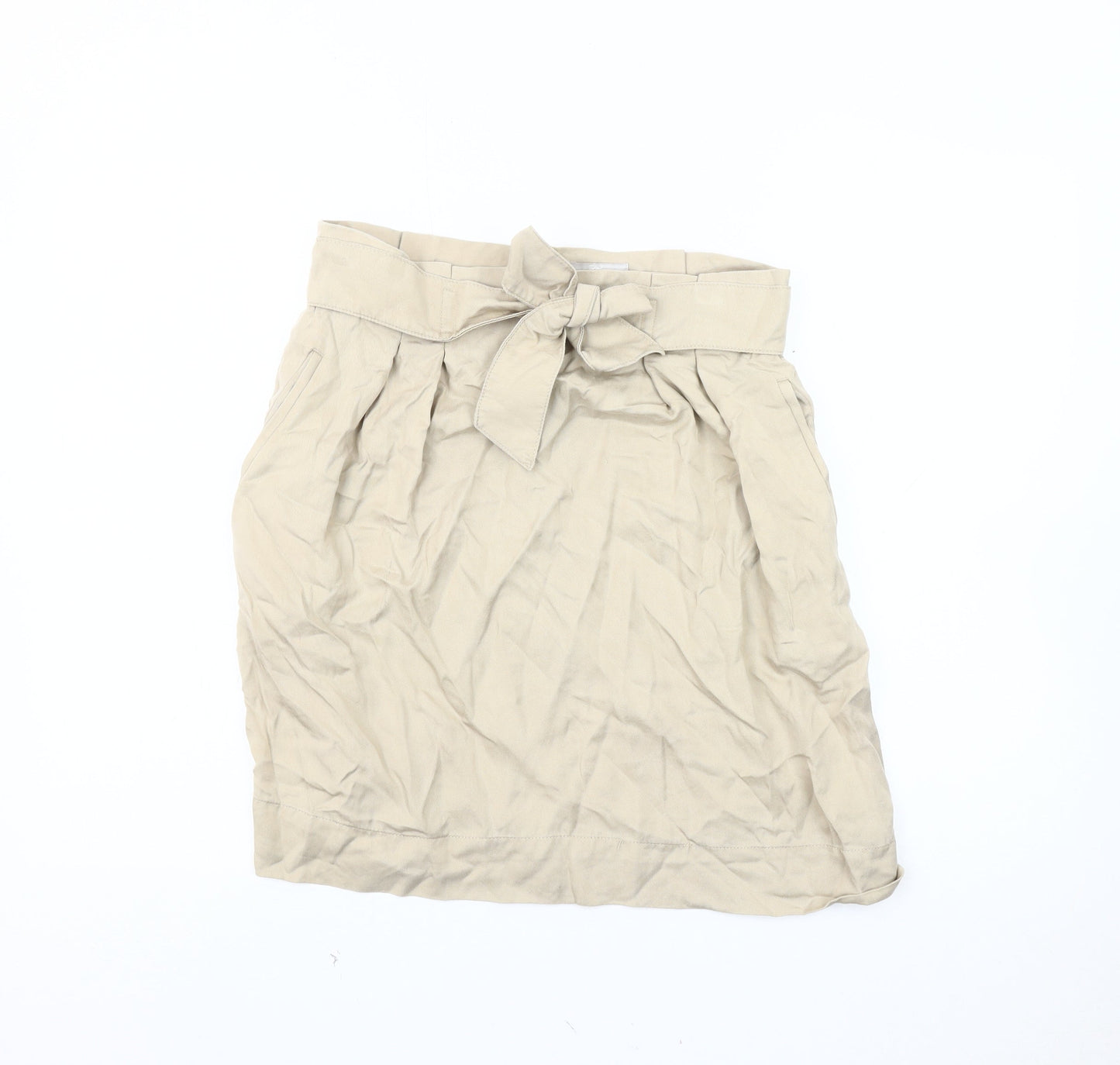 Womens UK Size 12 Zara Straight & Pencil Twill Skirt