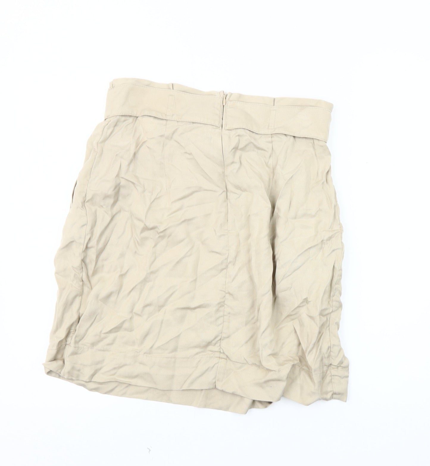 Womens UK Size 12 Zara Straight & Pencil Twill Skirt