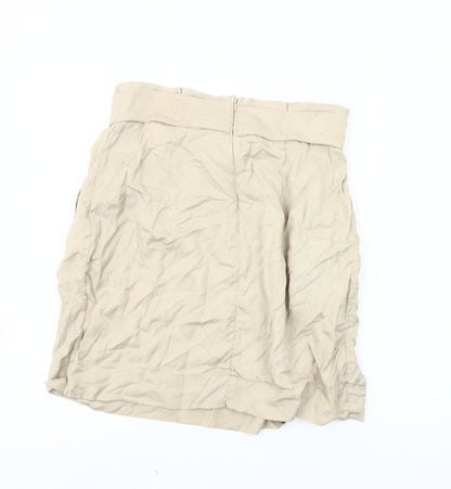 Womens UK Size 12 Zara Straight & Pencil Twill Skirt