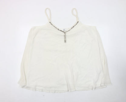Womens UK Size 22 Joanna Hope White Camisole Tank