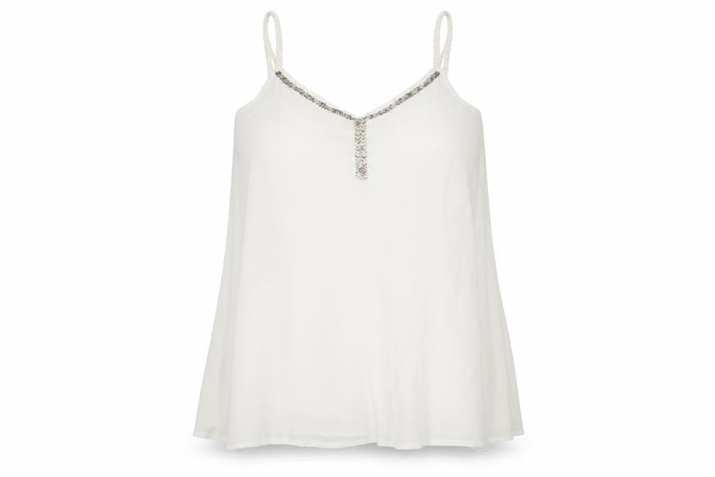 Womens UK Size 22 Joanna Hope White Camisole Tank
